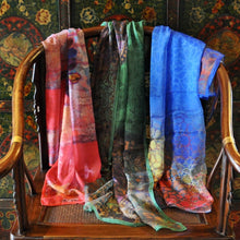 Load image into Gallery viewer, Luxury Gift Set -  Silk Scarf and matching Pouch
