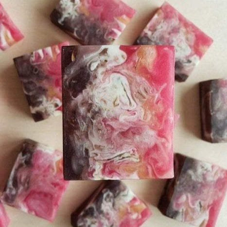 Handmade Organic Rose Soap - Set 0f 3