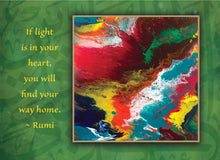 Load image into Gallery viewer, Rumi Quote Card -  Poetic Gifts
